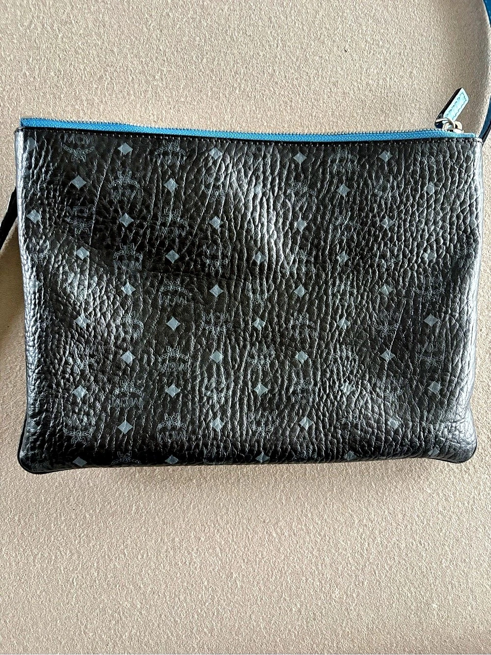 MCM Black & Blue Crossbody Bag